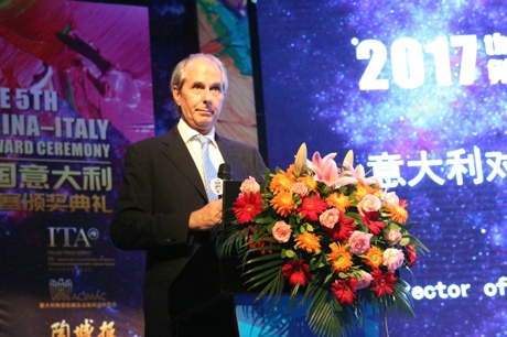 圖1.1-意大利對(duì)外貿(mào)易委員會(huì)廣州代表處首席代表保羅•夸特羅奇(Paolo Quattrocchi)